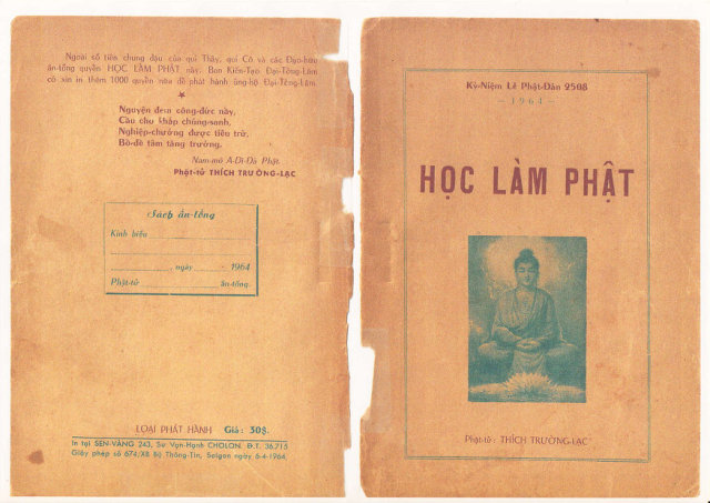Học làm Phật (1964) - Phật tử Thích Trường Lạc